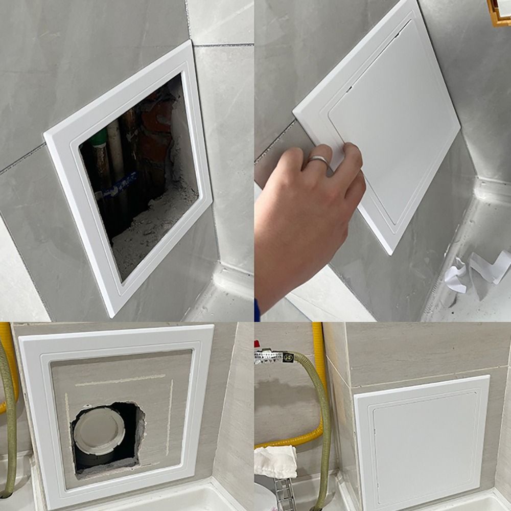 Furniture Hardware Fitting - Универсальный самоклеящийся смотровой люк-дверца из пластика,