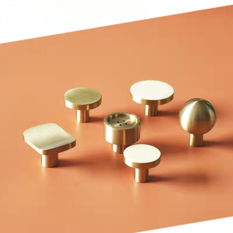 Furniture Hardware Jig - Современные Твердые Латунные Ручки для кухонных