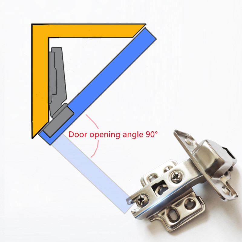 KK&FING – угловые петли для дв – обзор и цена Cabinet Hinge Overlay